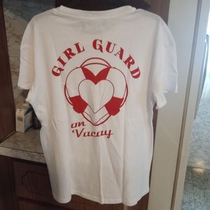 🆕 Bershka Girl Guard Printed T-Shirt, Junior XS, New